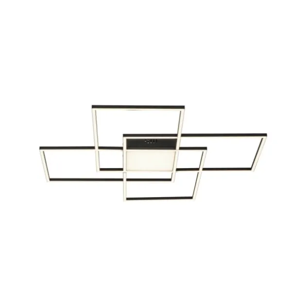 Paul Neuhaus Q-Asmin LED Deckenleuchte Smart Home 80x80 schwarz