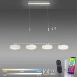 Paul Neuhaus, Q-ETIENNE, LED Pendelleuchte stahl, Smart Home