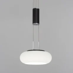 Paul Neuhaus Q ETIENNE Pendelleuchte Smart Home schwarz länglich 2 flammig