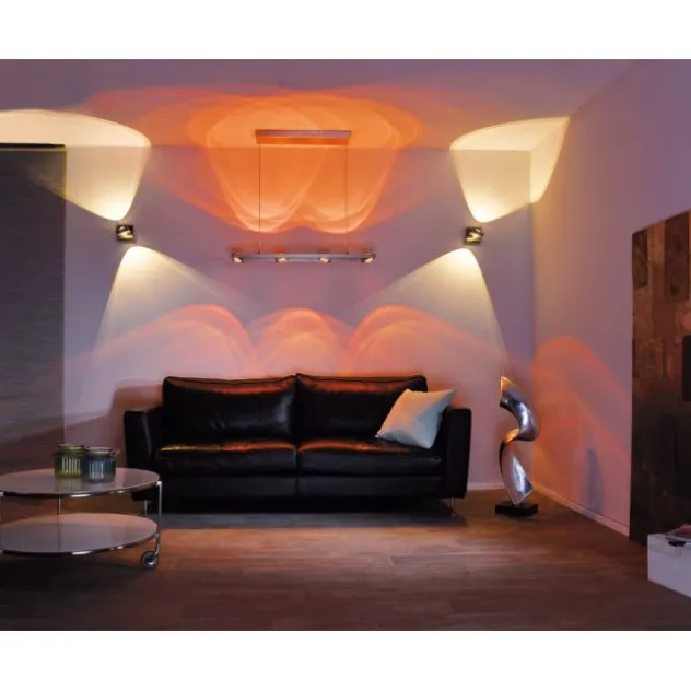 Paul Neuhaus, Q-FISHEYE, LED-Wandleuchte, dimmbar, Linse, Smart Home