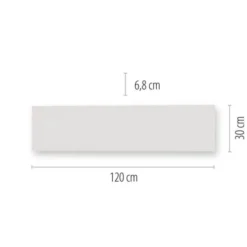 Paul Neuhaus, Q-FRAMELESS, LED-Panel,120x30cm, Smart Home
