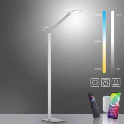 Paul Neuhaus, Q-HANNES, LED-Stehleuchte, verstellbar, dimmbar, Smart Home