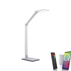 Paul Neuhaus, Q-HANNES, LED-Tischleuchte, Aluminium-Design, Smart Home