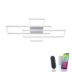 Paul Neuhaus, Q-INIGO, 100x75cm, LED-Deckenleuchte, dimmbar, Smart Home