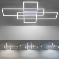 Paul Neuhaus, Q-INIGO, 100x75cm, LED-Deckenleuchte, dimmbar, Smart Home