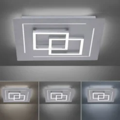Paul Neuhaus, Q-LINEA, LED-Deckenleuchte, 40x40cm, dimmbar, CCT, Smart Home