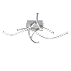 Paul Neuhaus, Q-MALINA, LED-Deckenleuchte, stahl, dimmbar, modern, Smart Home