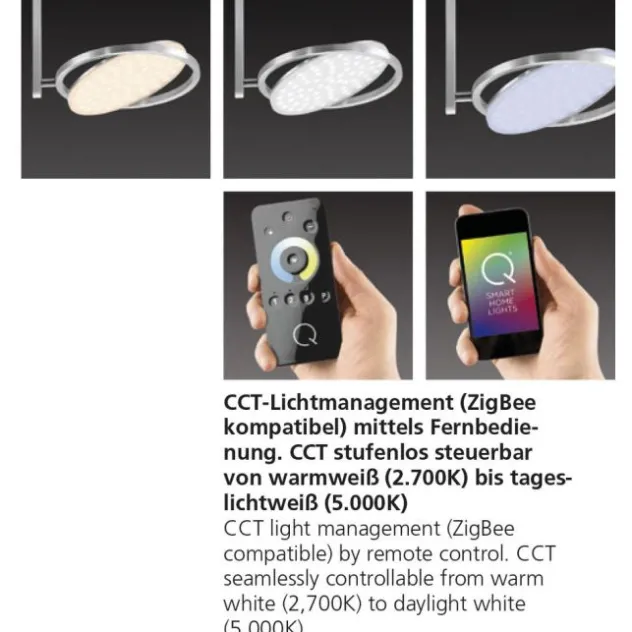 Paul Neuhaus, Q-ORBIT, LED-Deckenleuchte, 31x31cm, Smart Home, dimmbar (Auslauf)