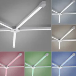 Paul Neuhaus, Q-SPIDER, LED-Deckenleuchte, Starter-Set, dimmbar, Smart Home