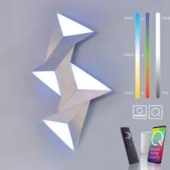 Paul Neuhaus, Q-TETRA, LED-Wandleuchte, Smart Home, SATELLITE
