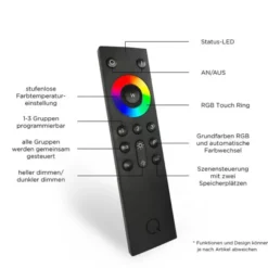 Paul Neuhaus, Q-TETRA, LED-Wandleuchte, Smart Home, SATELLITE