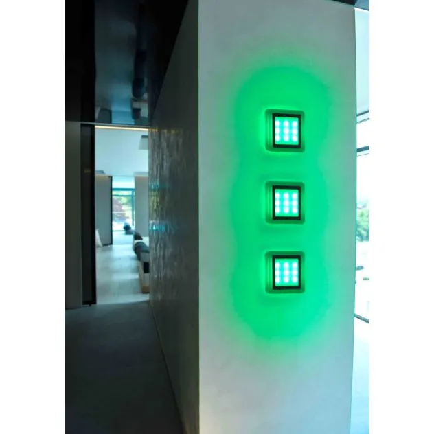 Paul Neuhaus, Q-VIDAL, LED-Einbauleuche, 3er Set, 10x10cm, Smart Home
