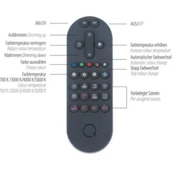 Paul Neuhaus, Q-VITO, LED-Deckenlampe, Ø 79cm, stahlfarben, rund, Smart Home
