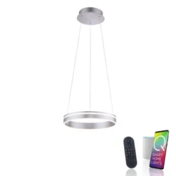 Paul Neuhaus, Q-VITO, LED-Pendelleuchte, Ringform, Ø 40cm, Smart Home