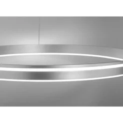 Paul Neuhaus, Q-VITO, LED-Pendelleuchte, Ø 79,4cm, silber, Smart Home