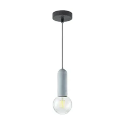 Pendelleuchte, Betonoptik, E27 Fassung, Industrial Stil, höhenverstellbar