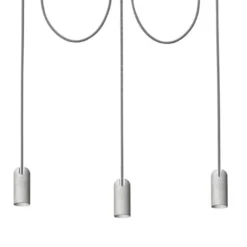 Pendelleuchte, Betonoptik, E27 Fassung, Industrial Stil, modernes Design