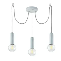 Pendelleuchte, Betonoptik, E27 Fassung, Industrial Stil, modernes Design