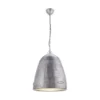 Pendelleuchte, Eisen, Industrial Stil, E27 Fassung, Lochblechmuster, oval