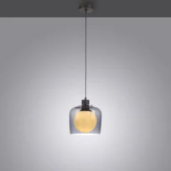 Pendelleuchte rauchfarben, stillvolle und elegante Optik