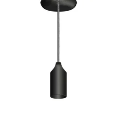 Pendelleuchte, schwarz, E27, Industrial Stil, Rustikal, Retro-Stil