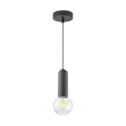 Pendelleuchte, schwarz, E27, Industrial Stil, Rustikal, Retro-Stil