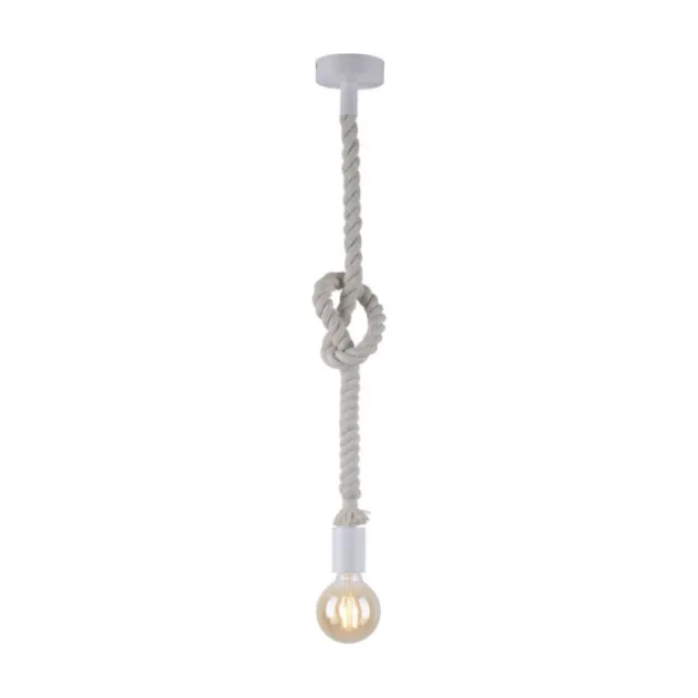 Pendelleuchte, Seil-Leuchte, maritimes Design mit Tau