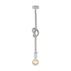 Pendelleuchte, Seil-Leuchte, maritimes Design mit Tau