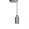 Pendelleuchte, stahlfarben, E27 Fassung, Industrial Stil, modern, Vintage