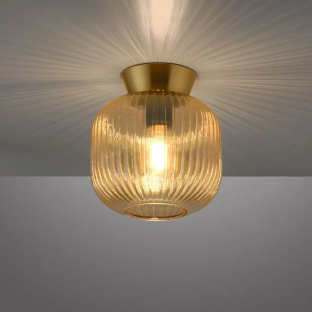 Schöner Wohnen-Kollektion Deckenleuchte NAMI, amber, E27 LED geeignet