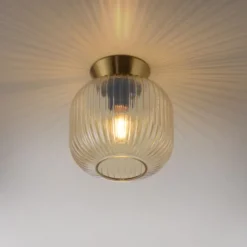 Schöner Wohnen-Kollektion Deckenleuchte NAMI, amber, E27 LED geeignet