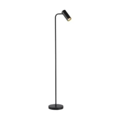 Schöner Wohnen-Kollektion LED Stehleuchte RIK, schwarz, dreh-und schwenkbar, Schnurschalter