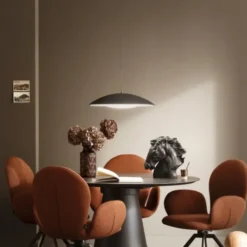 Schöner Wohnen-Kollektion LED Pendelleuchte LENTE, schwarz, dimmbar, Memoryfunktion