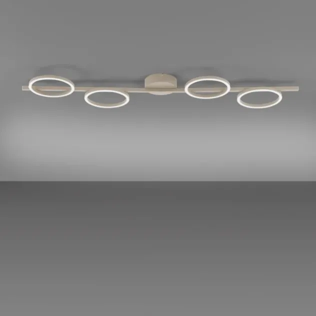 Schöner Wohnen-Kollektion LED Deckenleuchte MINI RITUS sandton dimmbar Memory
