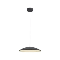 Schöner Wohnen-Kollektion LED Pendelleuchte LENTE, schwarz, dimmbar, Memoryfunktion