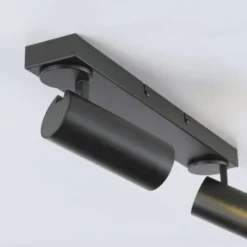 Schöner Wohnen-Kollektion LED Deckenleuchte RIK, schwarz, 2-flammig, drehbar