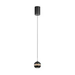 Schöner Wohnen-Kollektion LED Pendelleuchte LINI, schwarz, 1-flammig