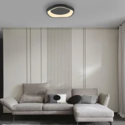 Schöner Wohnen-Kollektion LED Deckenleuchte MONTA, schwarz, dimmbar, Memoryfunktion