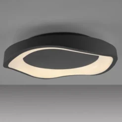 Schöner Wohnen-Kollektion LED Deckenleuchte MONTA, schwarz, dimmbar, Memoryfunktion