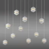SCHÖNER WOHNEN-Kollektion LED Pendelleuchte LINI, weiss, 11-flammig, dimmbar