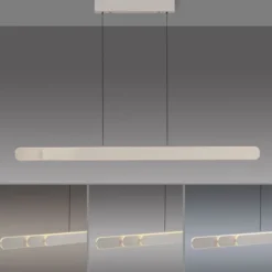 Schöner Wohnen-Kollektion LED Pendelleuchte ADRIANA, sandfarben, dimmbar