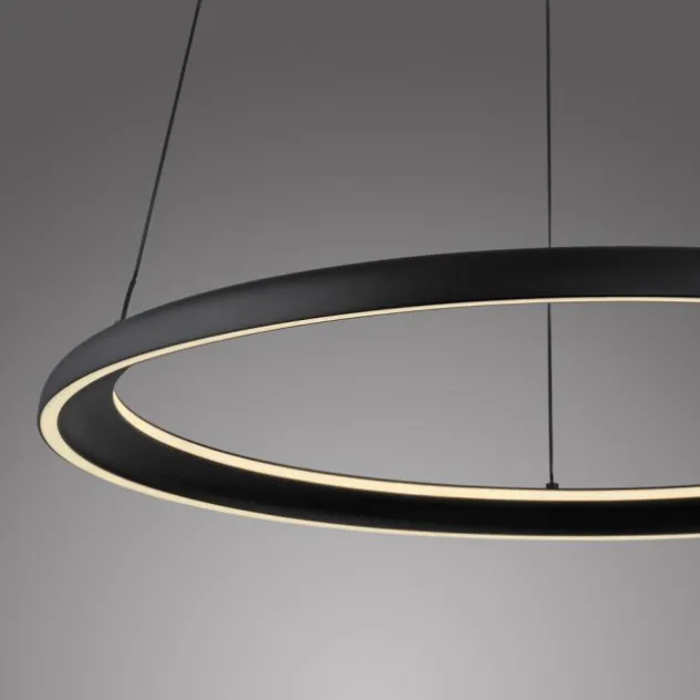 Schöner Wohnen-Kollektion LED Pendelleuchte QUILLO, schwarz, dimmbar, Comfort Lift