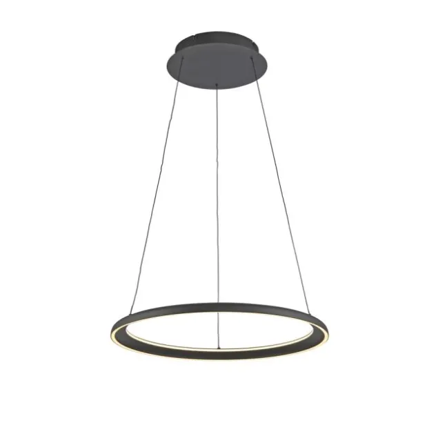 Schöner Wohnen-Kollektion LED Pendelleuchte QUILLO, schwarz, dimmbar, Comfort Lift