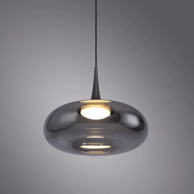 Schöner Wohnen-Kollektion LED Pendelleuchte POSH, grau, 1-flammig, dimmbar