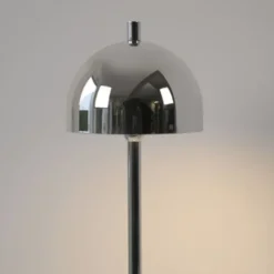 Schöner Wohnen-Kollektion LED Akku Tischleuchte BELLIS, chrom, aufladbar, USB-Ladekabel
