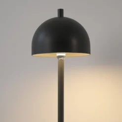Schöner Wohnen-Kollektion LED Akku Tischleuchte BELLIES, schwarz, aufladbar, USB-Ladekabel