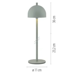 Schöner Wohnen-Kollektion LED Akku Tischleuchte BELLIES, Frühlingserwachen, aufladbar, USB-Ladekabel