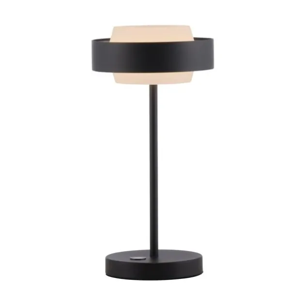 Schöner Wohnen-Kollektion LED Tischleuchte Elmo schwarz Touchdimmer