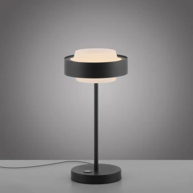 Schöner Wohnen-Kollektion LED Tischleuchte Elmo schwarz Touchdimmer