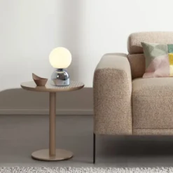 Schöner Wohnen-Kollektion LED Akku Tischleuchte RUDI, chrom, USB-Ladekabel